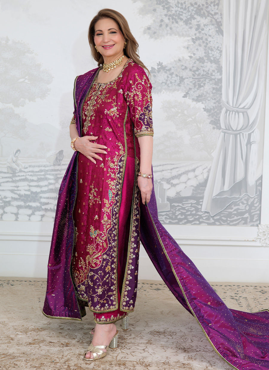 Bita Magenta Kurta