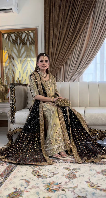 Haris Shakeel Gold & Black