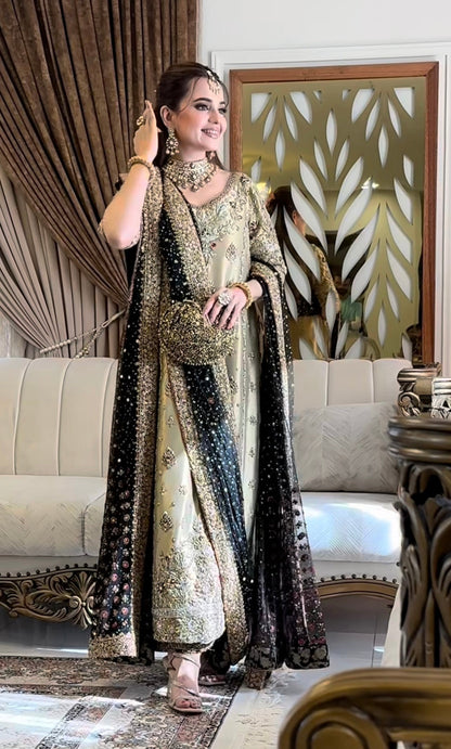 Haris Shakeel Gold & Black