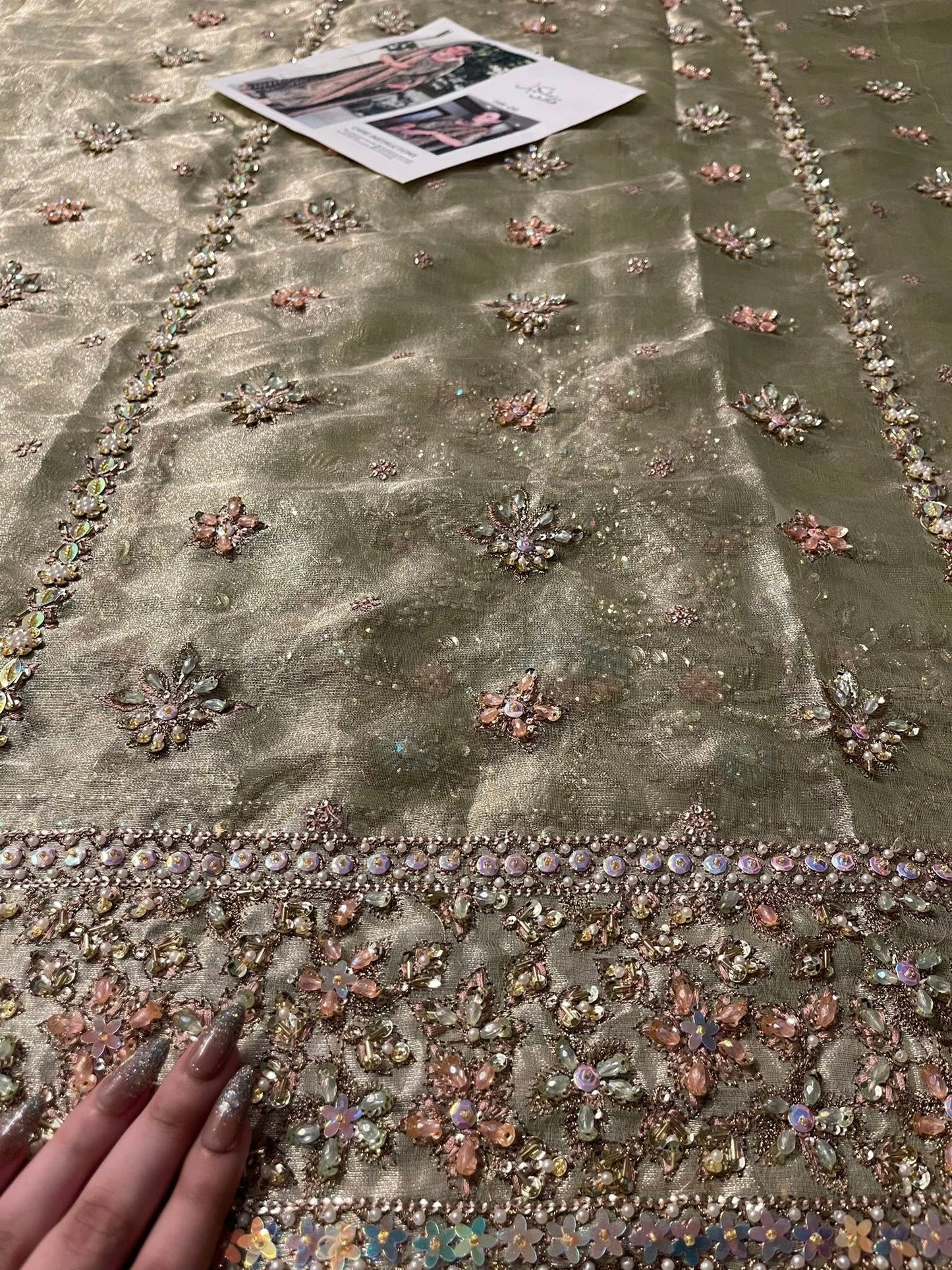 Haris Shakeel Gold & Black