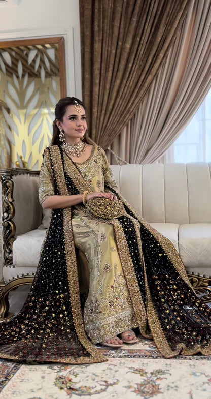 Haris Shakeel Gold & Black