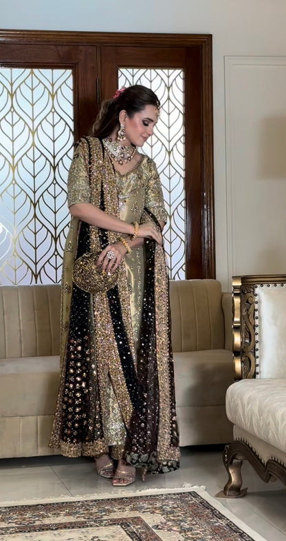 Haris Shakeel Gold & Black